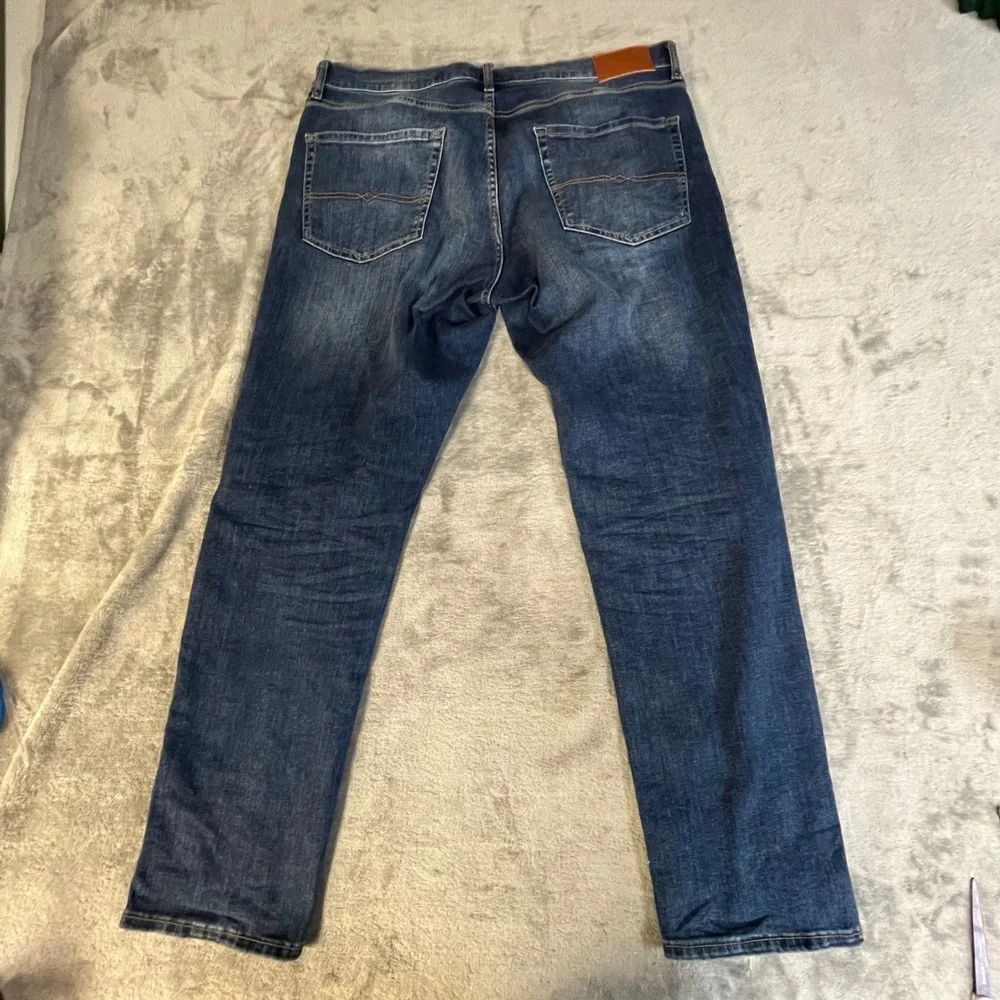 Lucky Brand 412 Athletic Slim Blue Jeans 36x32 (Meas. 39x32) Dark Wash 7MSC006